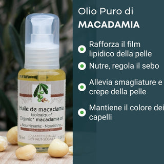 Olio Puro di Macadamia