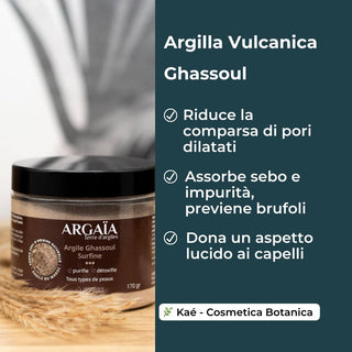 Argilla Vulcanica Pura Polvere (Ghassoul)