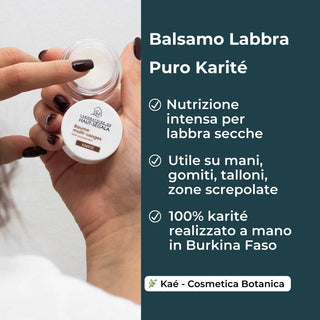 Balsamo Labbra Multiuso Puro Karité
