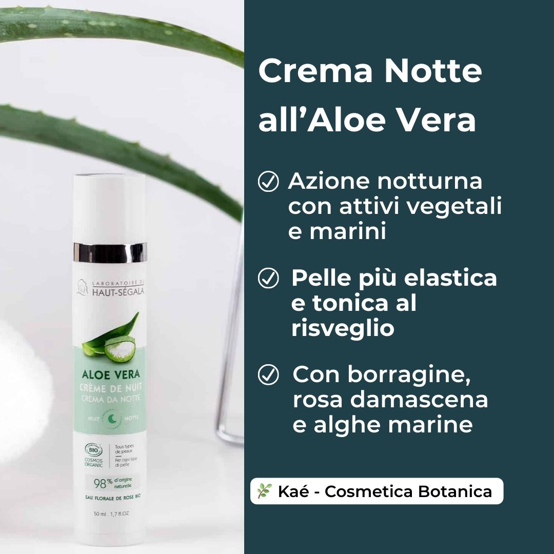 Crema Notte all'Aloe Vera