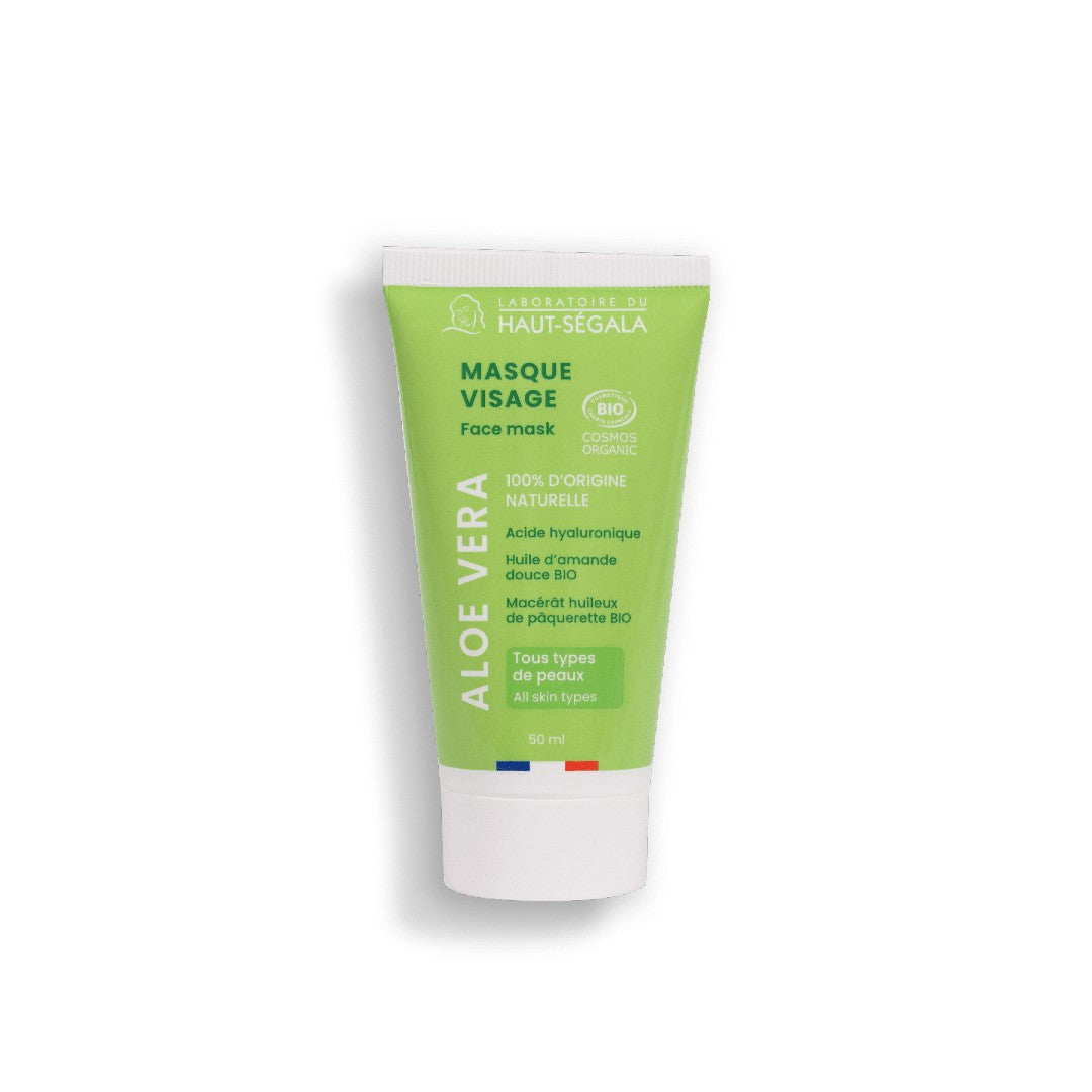 Maschera Viso Aloe Vera + Acido Ialuronico