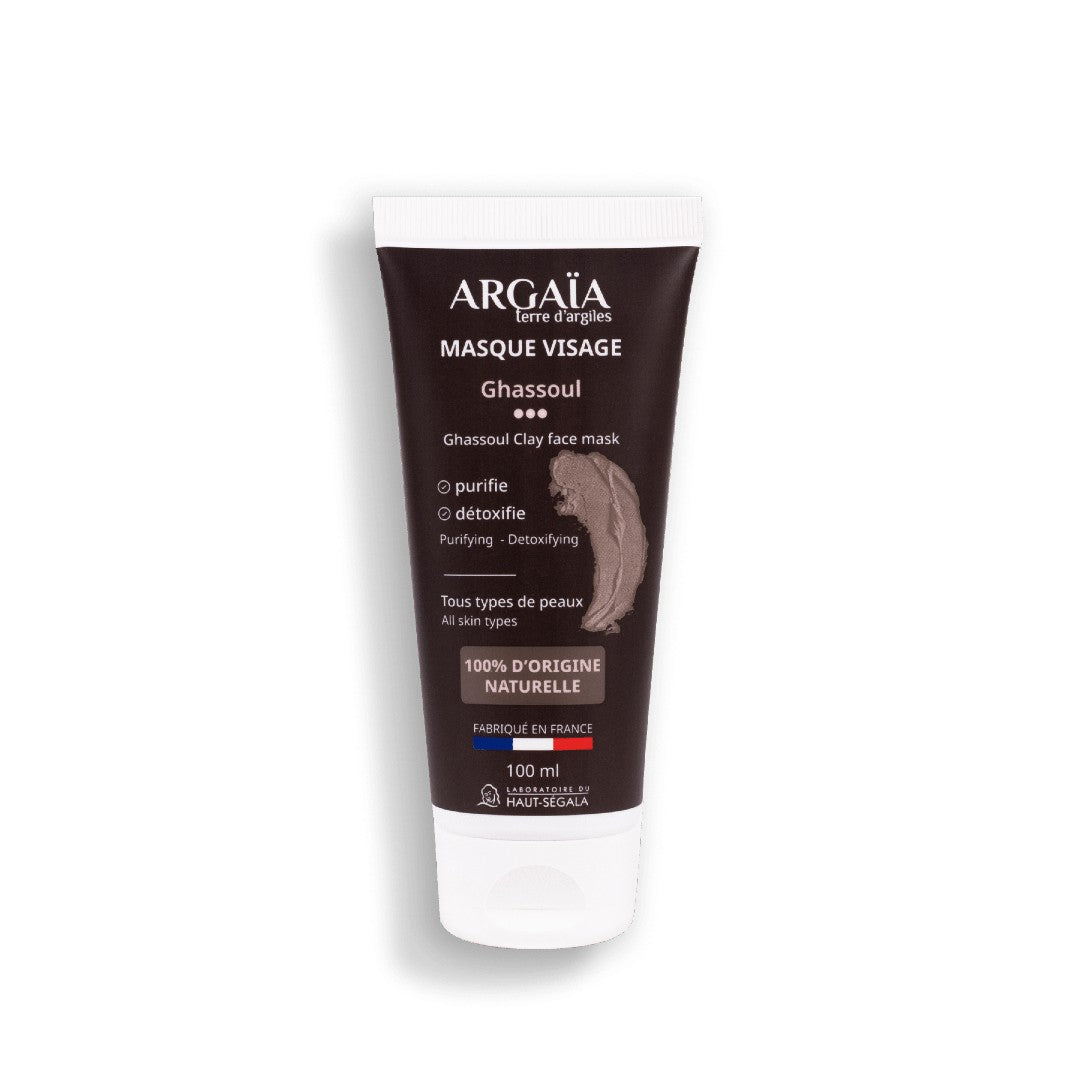 Maschera per il viso all'argilla lavica Ghassoul