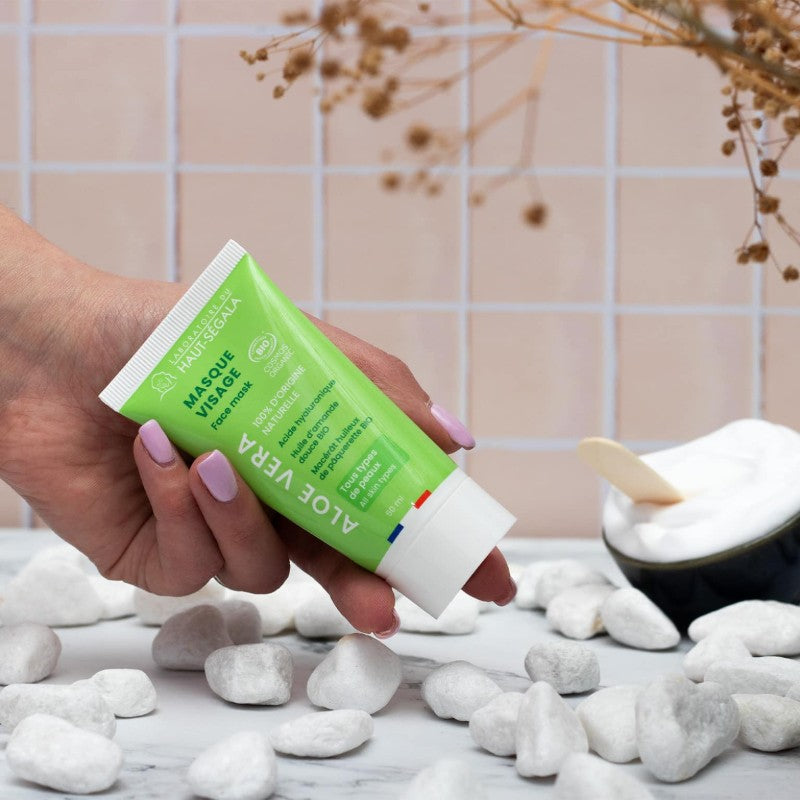 Maschera Viso Aloe Vera + Acido Ialuronico